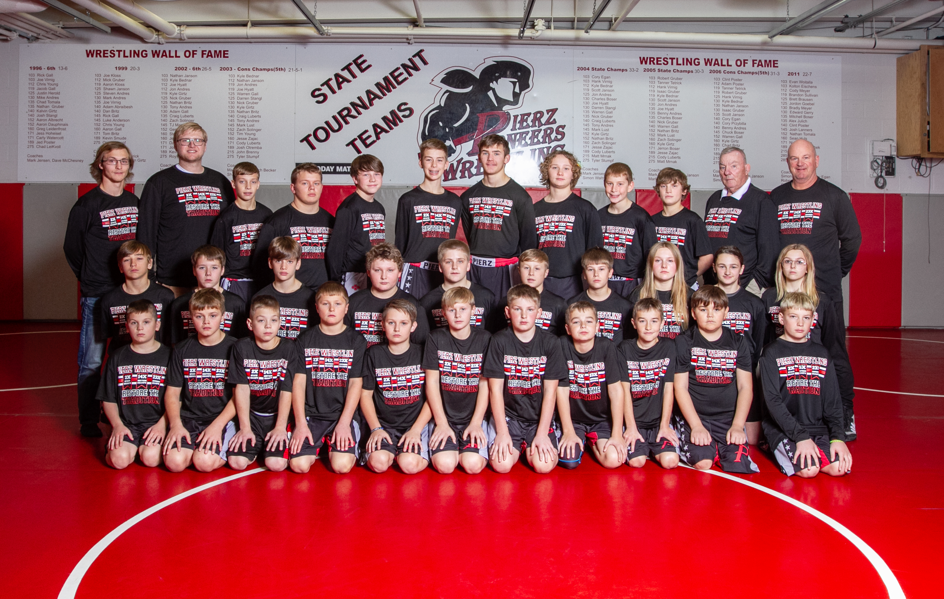 JH wrestling team